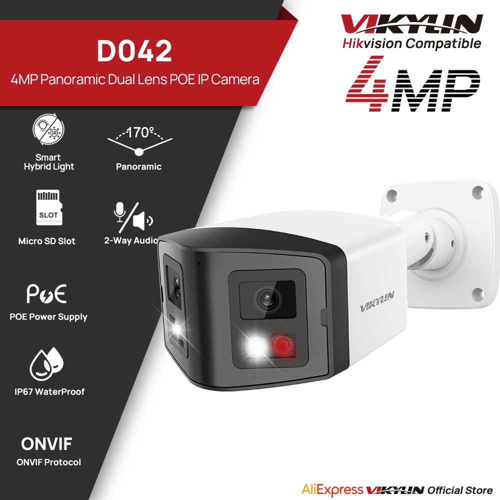 Smart Home Nas - VIKYLIN 170 ° Caméra IP de