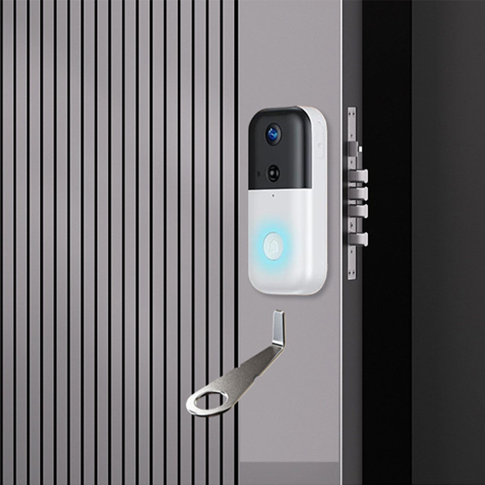 Smart Home Cctv - Clé argentée pour sonnette vidéo Ring