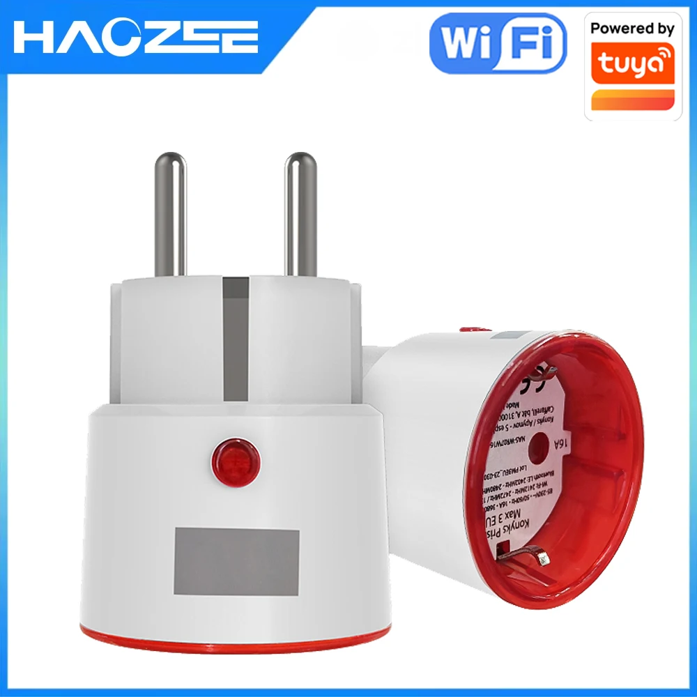 Smart Home Voice Assistant - Tuya – prise intelligente WiFi ue,