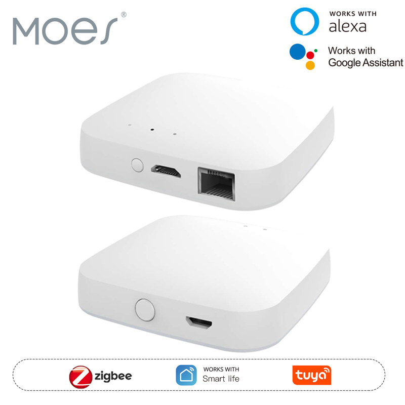 Smart Home Gira - MOES Tuya ZigBee3.0 Hub intelligent, pont