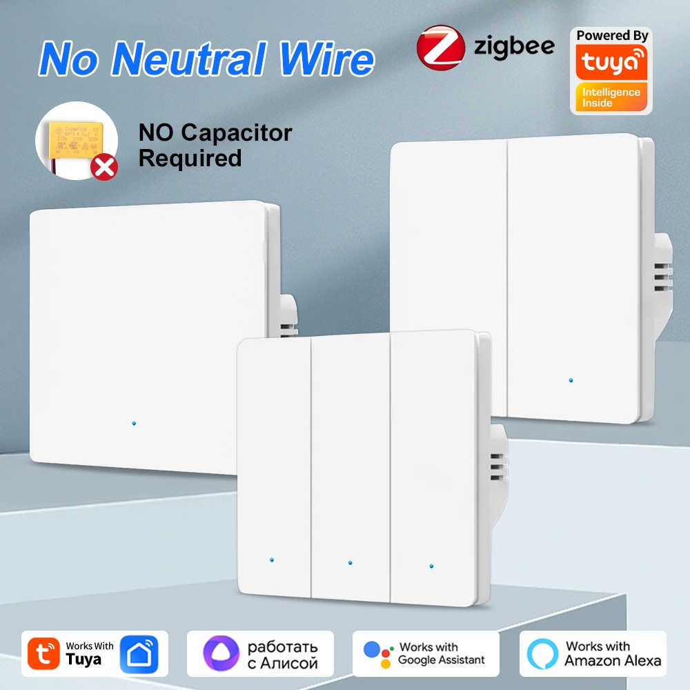 Smart Home Remote - Interrupteur mural intelligent ZigBee à bouton-poussoir