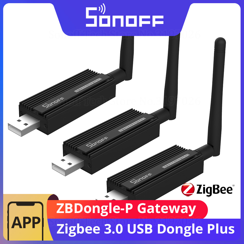 Smart Home Hub Device - Passerelle Zigbee SONOFF 3.0 ZBDongle-P, Hub