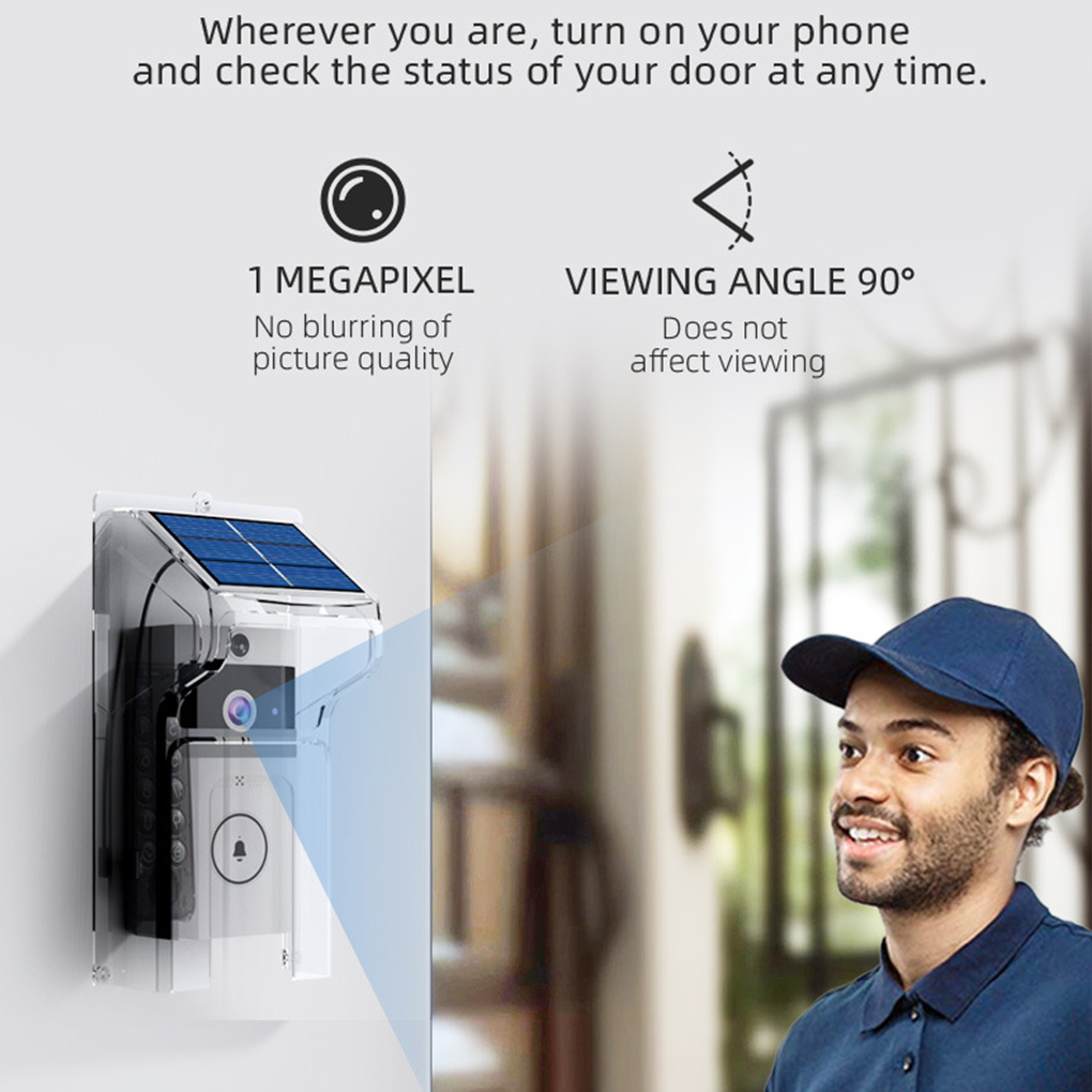 Smart Home Cctv - Wifivisual sonnette caméra sans fil charge