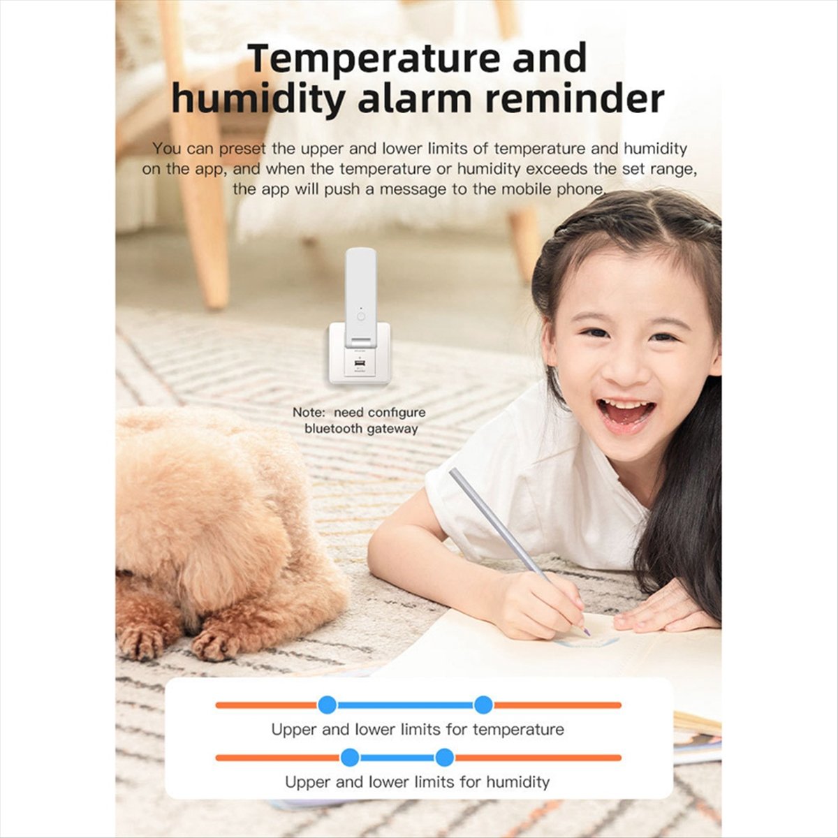 Smart Home Remote - Capteur de température et d'humidité WiFi