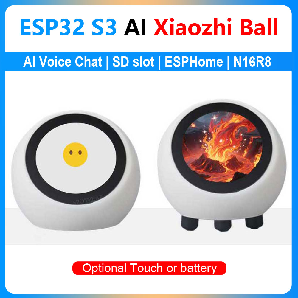 Smart Home Voice Assistant - Carte de développement ESP32 S3 1.28