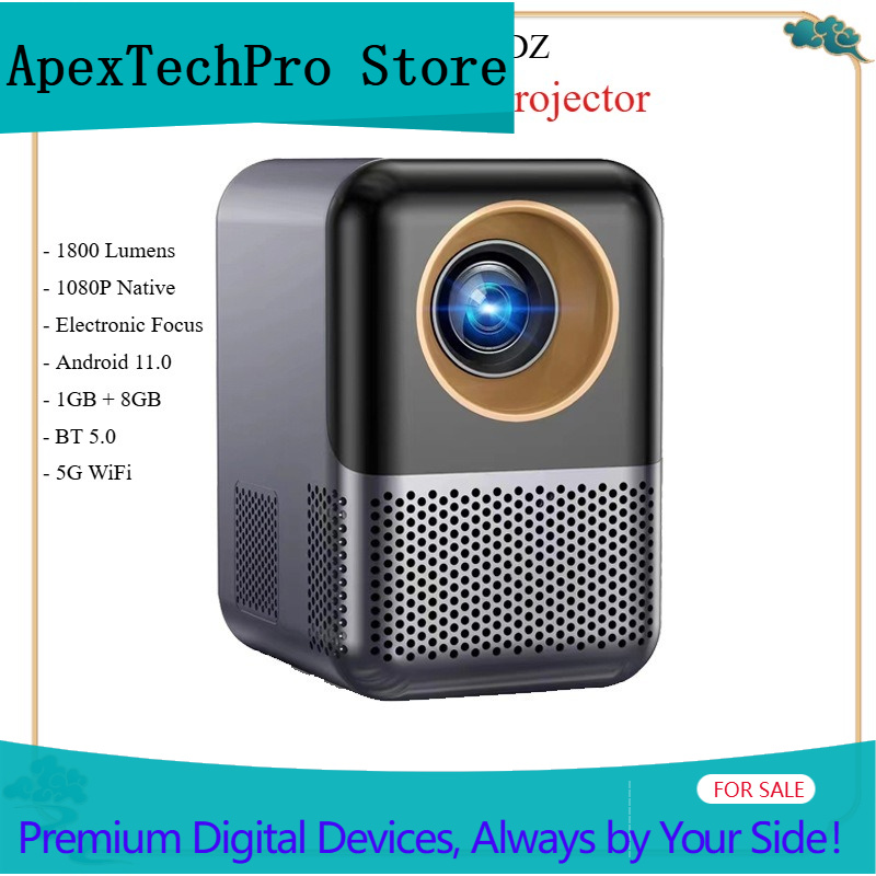 Smart Home X10 - Projecteur portable ApexTPXIAOQIAODZ 4K, home cinéma,
