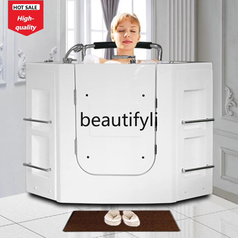 Smart Elderly Home - Baignoire intelligente pour personnes âgées, porte