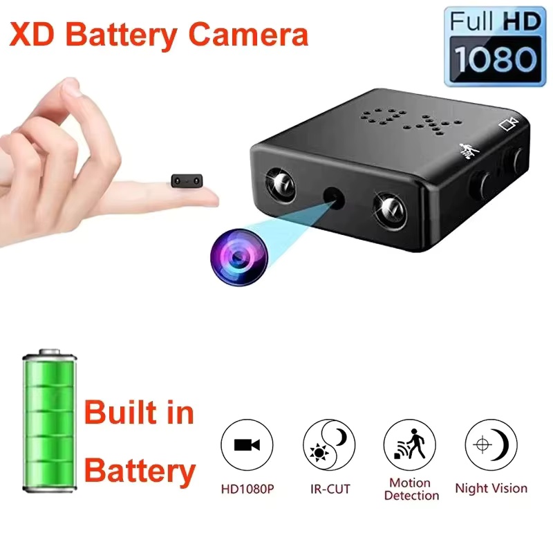 Smart Home Cctv - Mini caméra HD 1080P XD, caméra