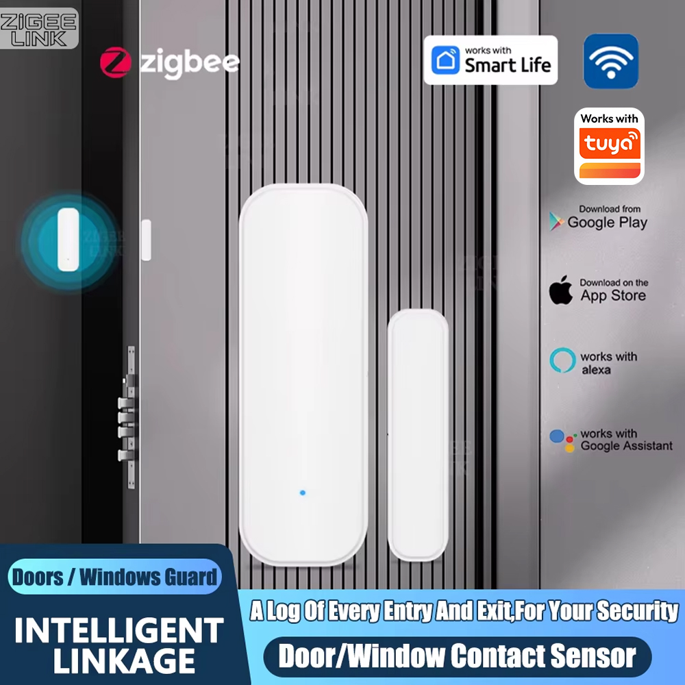 Smart Home Yale - Capteur de porte/fenêtre ZigBee, détecteur d'alarme
