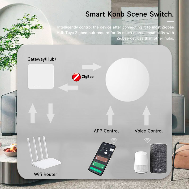 Tuya ZigBee – bouton intellige - Tuya Smart Switch avis et prix