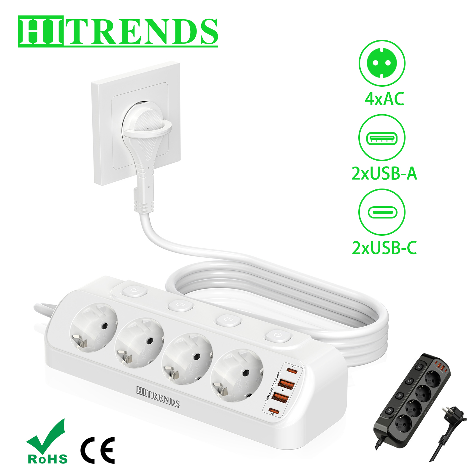 Multiprise de bureau européenn - Smart Power Strip avis et prix