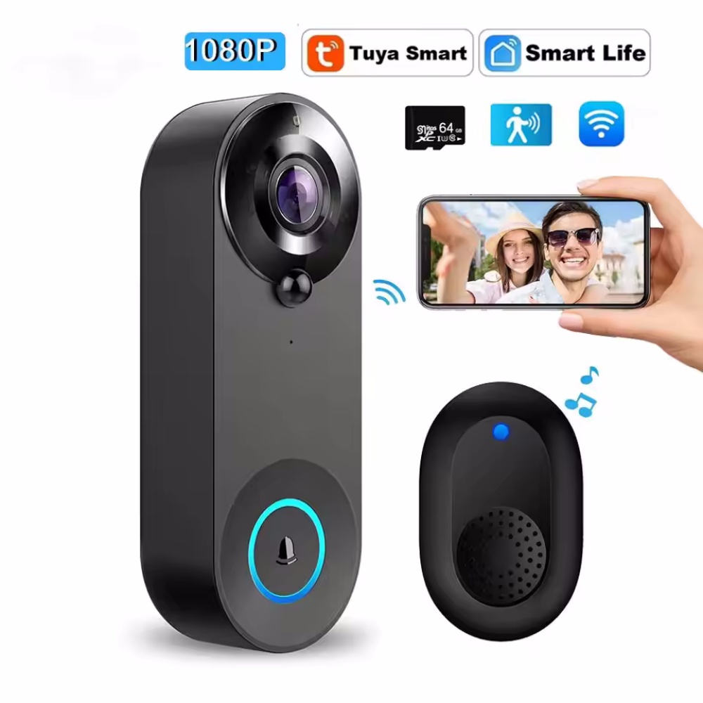 Tuya 1080P sans fil WIFI sonne - Smart Home Cctv avis et prix