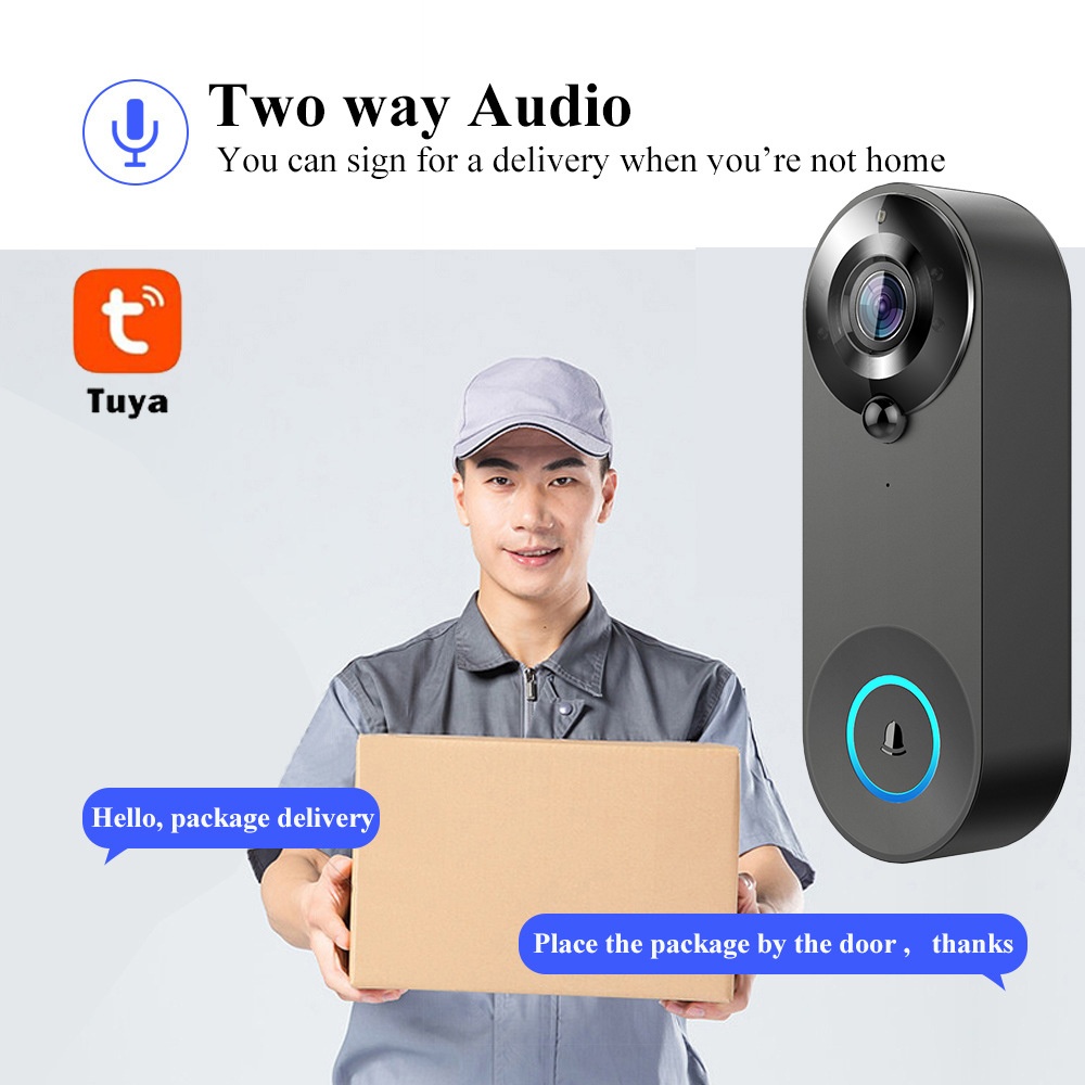 Tuya 1080P sans fil WIFI sonne - Smart Home Cctv avis et prix