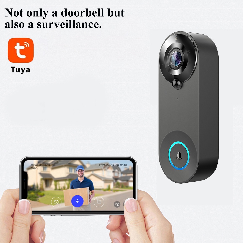Tuya 1080P sans fil WIFI sonne - Smart Home Cctv avis et prix