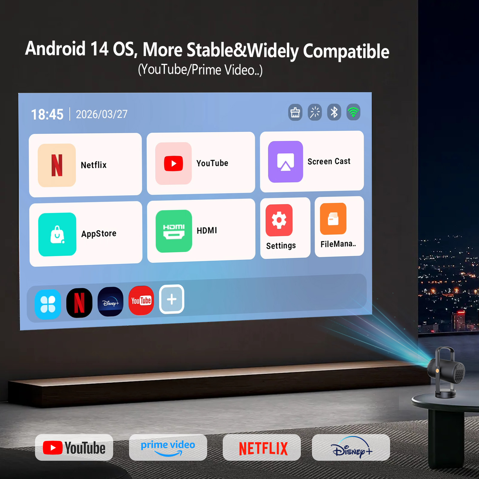 Nouveau projecteur intelligent - Smart Home X10 avis et prix