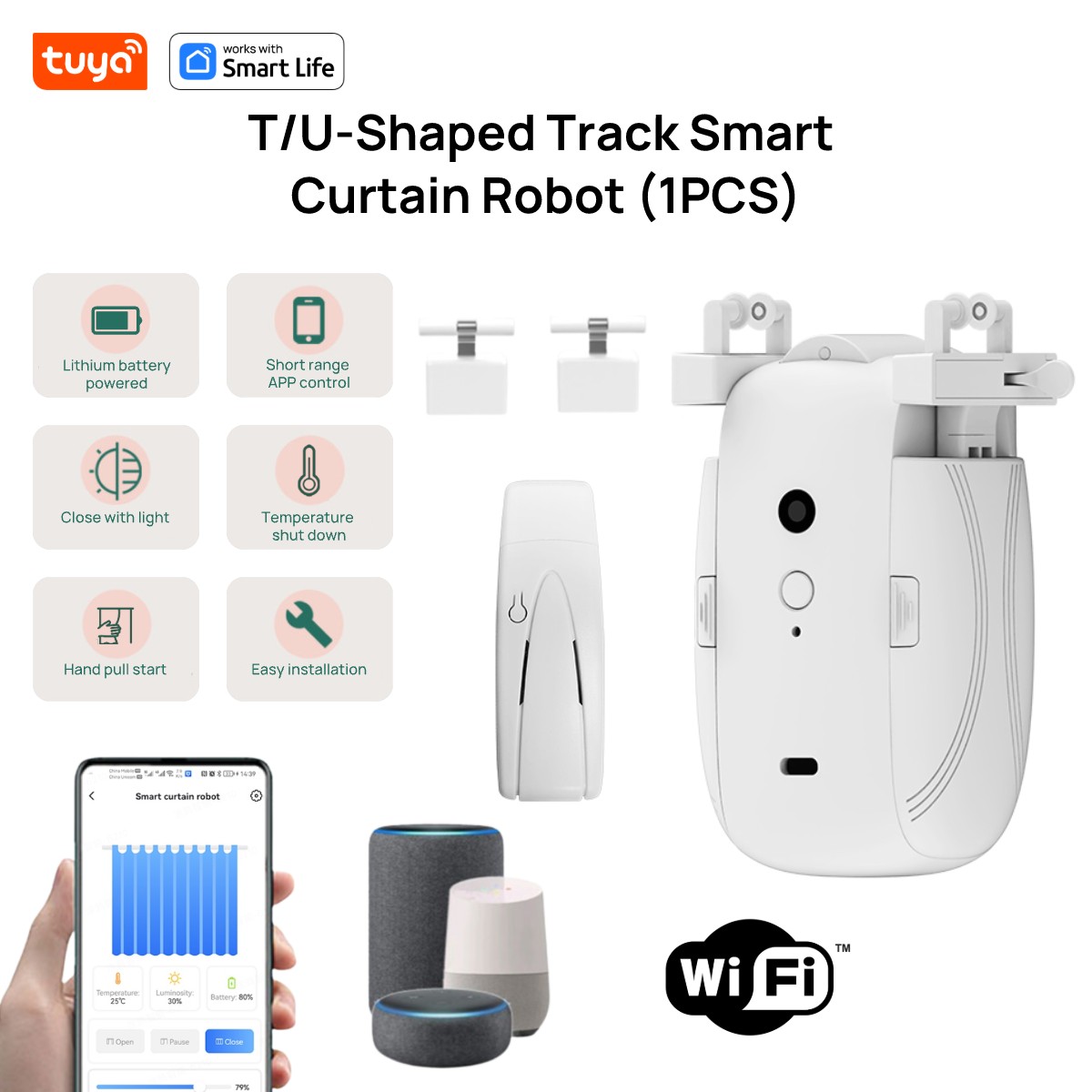 Tuya-Robot rideau WiFi intelli - Smart Home Gira avis et prix