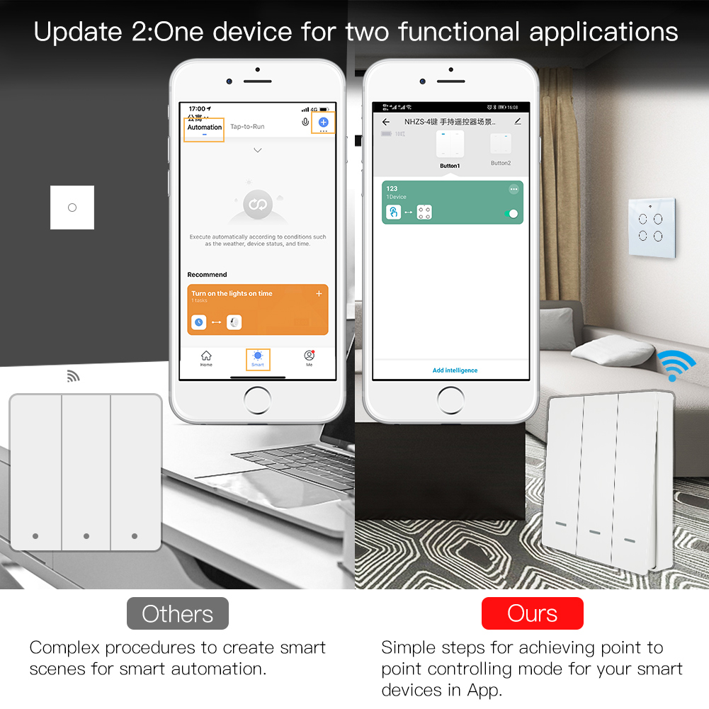 MOES Tuya ZigBee scène commuta - Tuya Smart Switch avis et prix