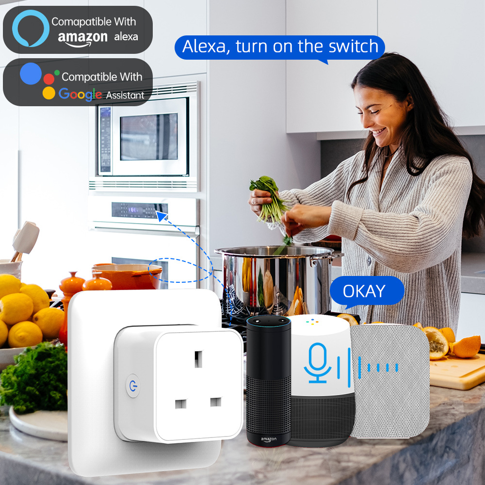 Prise intelligente Tuya 16A/20 - Smart Home Voice Assistant avis et prix