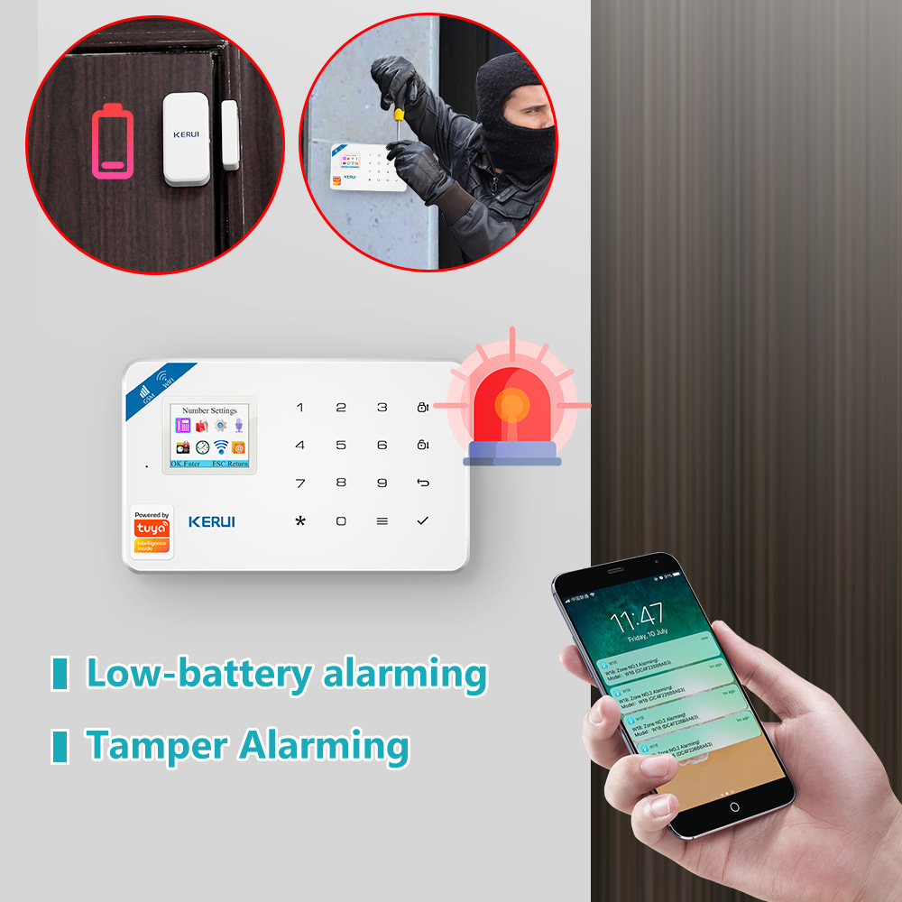 KERUI W181 système d'alarme sé - Smart Home Cctv avis et prix
