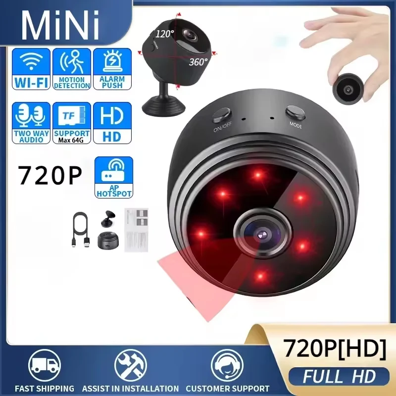 Mini caméra A9 WiFi sans fil,  - Smart Home Remote avis et prix