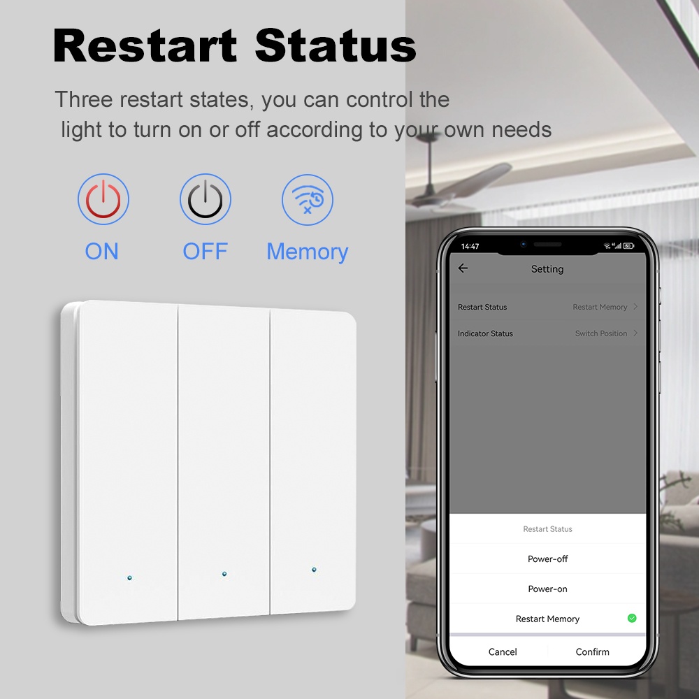 Interrupteur mural intelligent - Smart Home Remote avis et prix