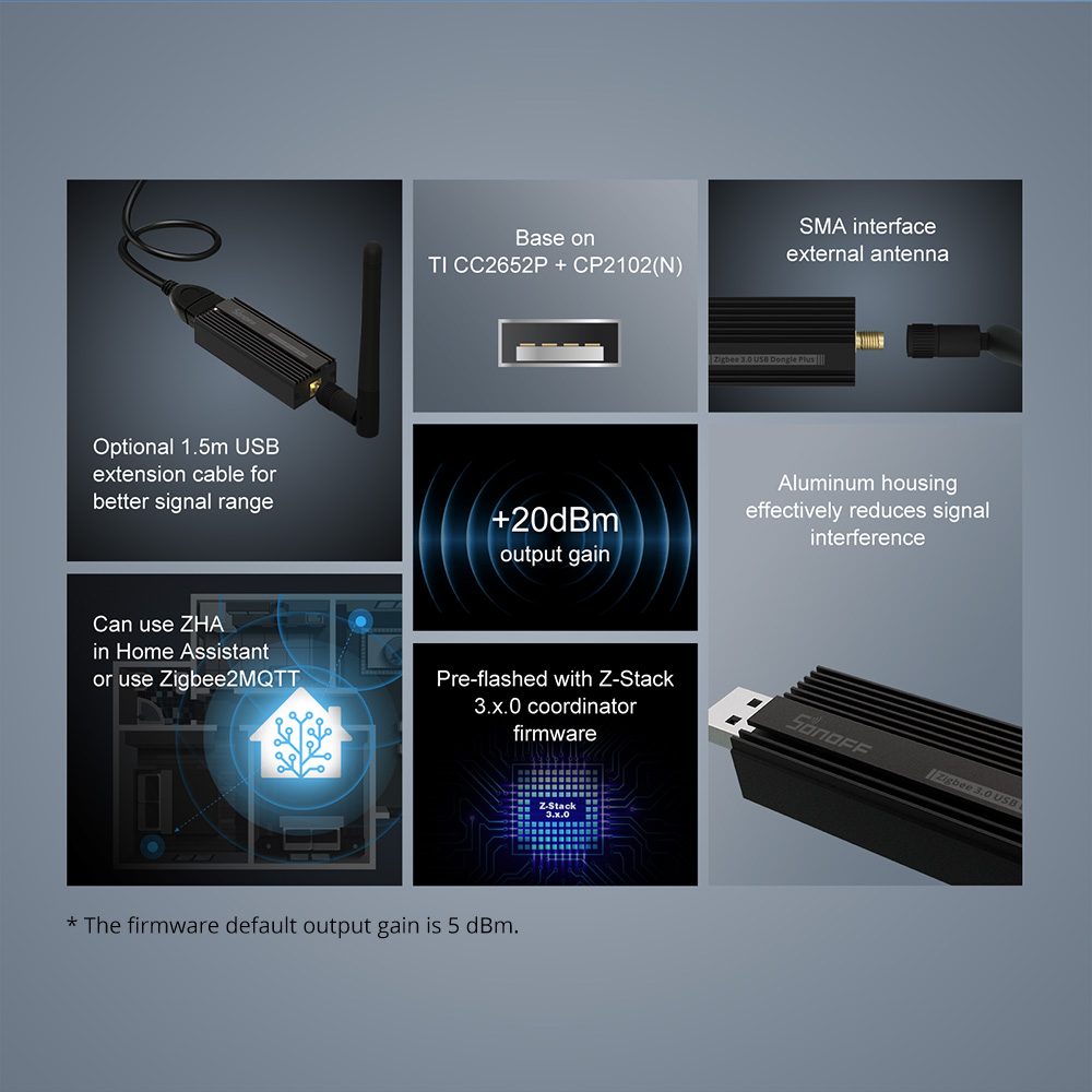 Passerelle Zigbee SONOFF 3.0 Z - Smart Home Hub Device avis et prix