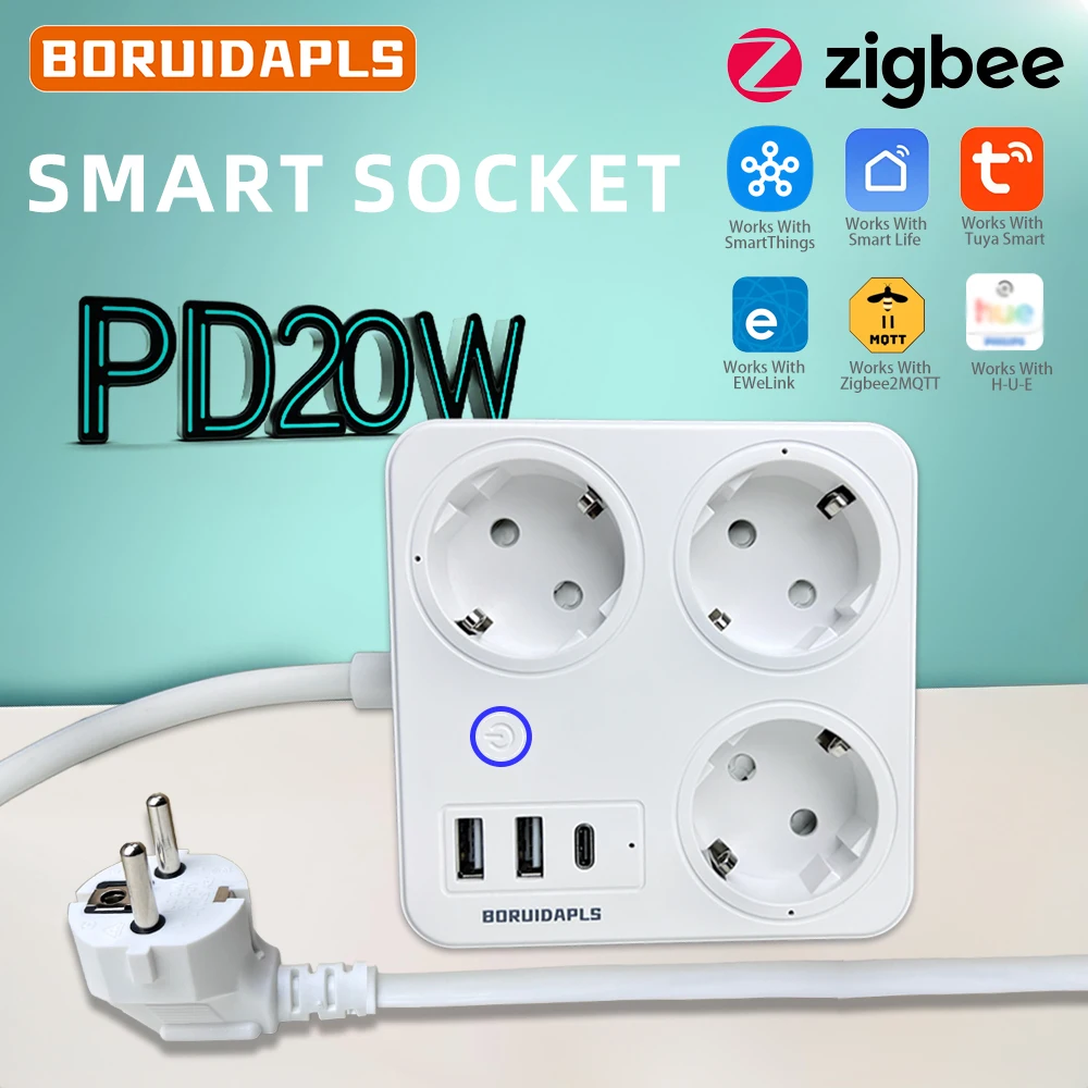 BORUIDAPLS ZigBee EU Multipris - Smart Power Strip avis et prix