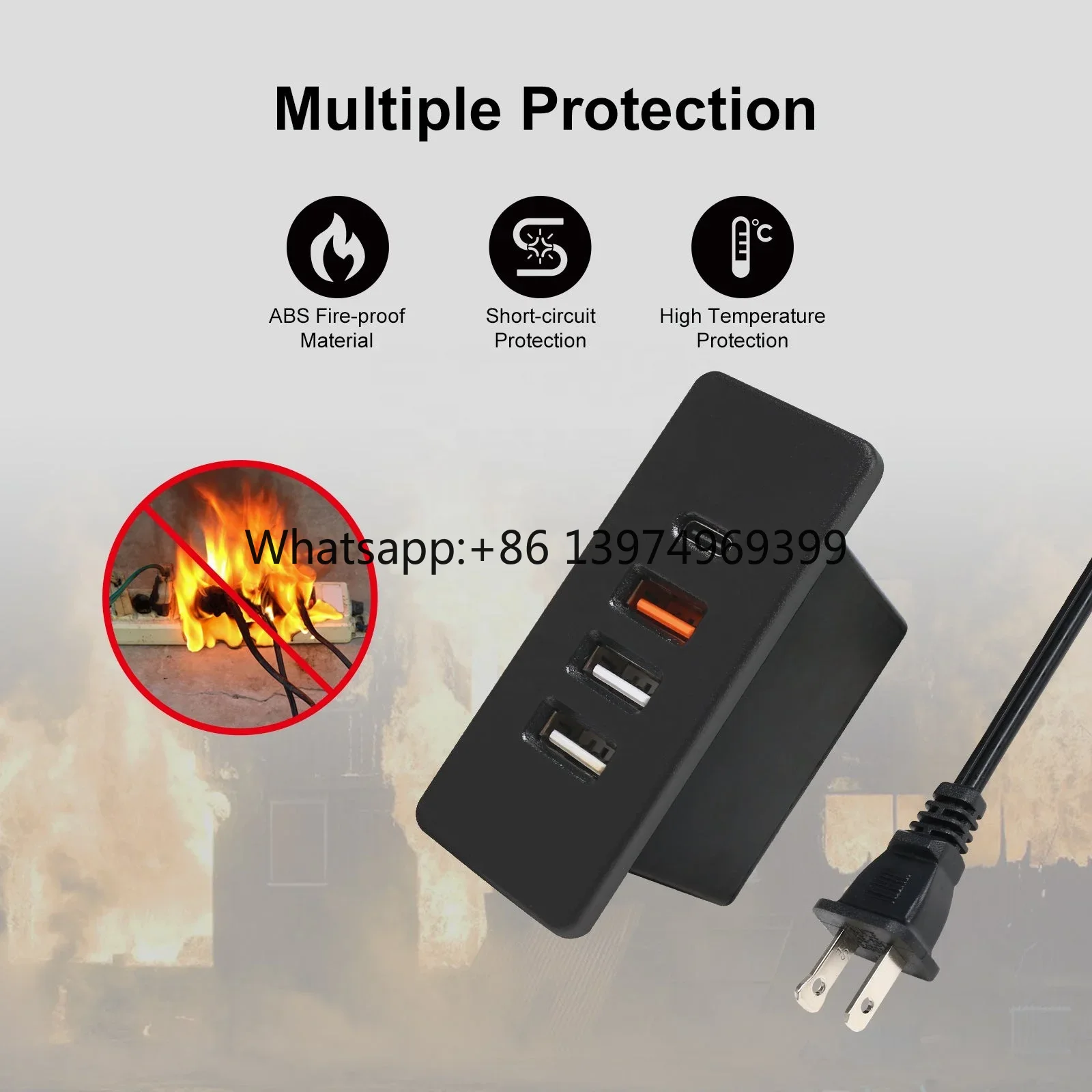 Prise USB C encastrable avec h - Smart Power Strip avis et prix