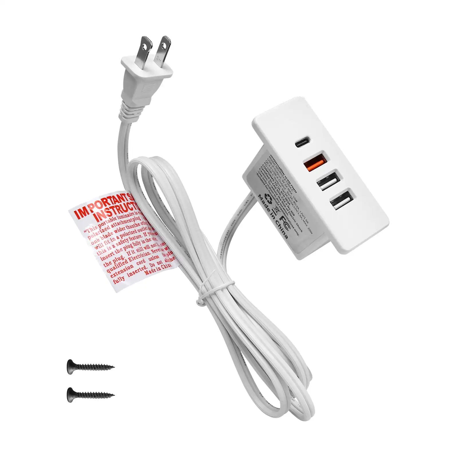 Prise USB C encastrable avec h - Smart Power Strip avis et prix