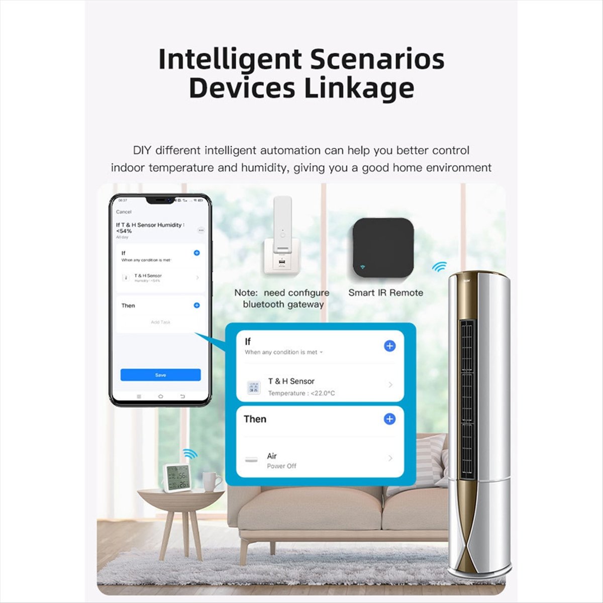 Capteur de température et d'hu - Smart Home Remote avis et prix