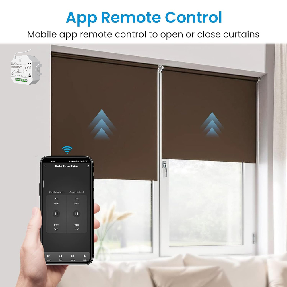 Interrupteur de rideau intelli - Tuya Smart Switch avis et prix