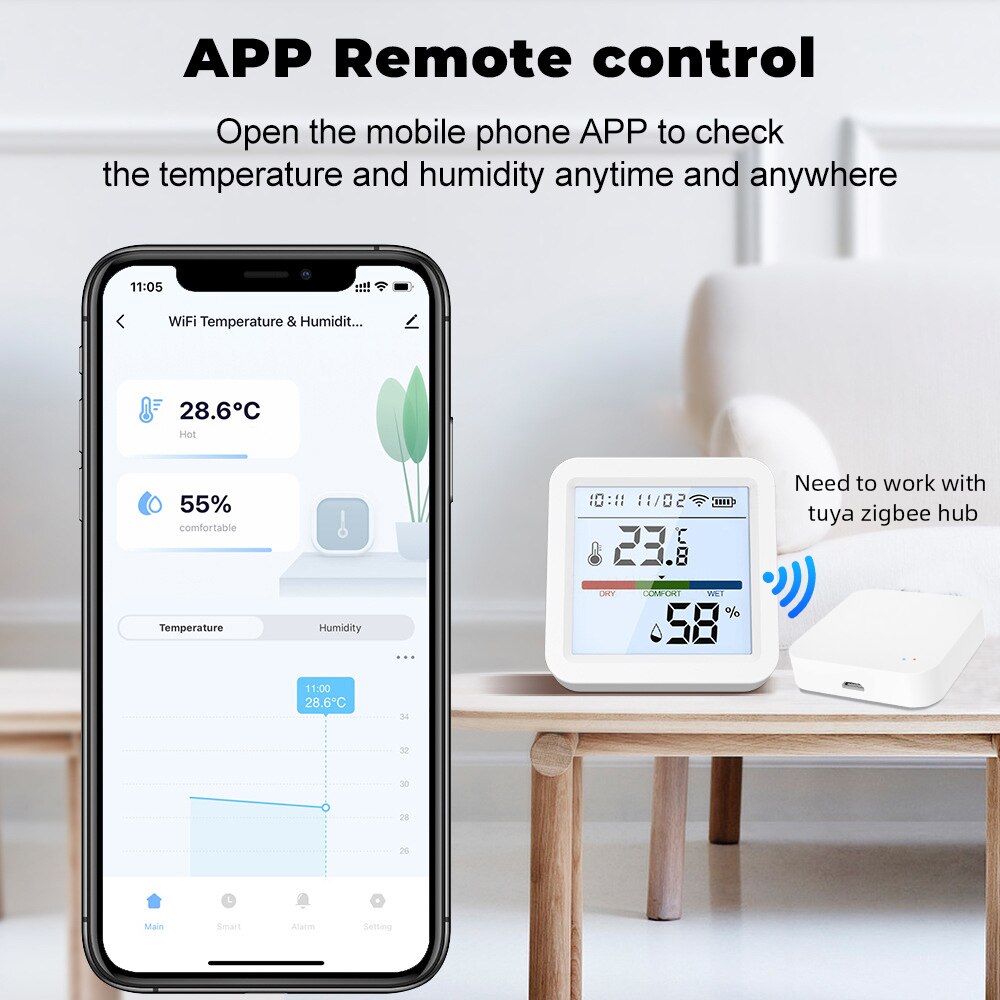 Tuya Zigequation-Capteur de te - Smart Home Gira avis et prix