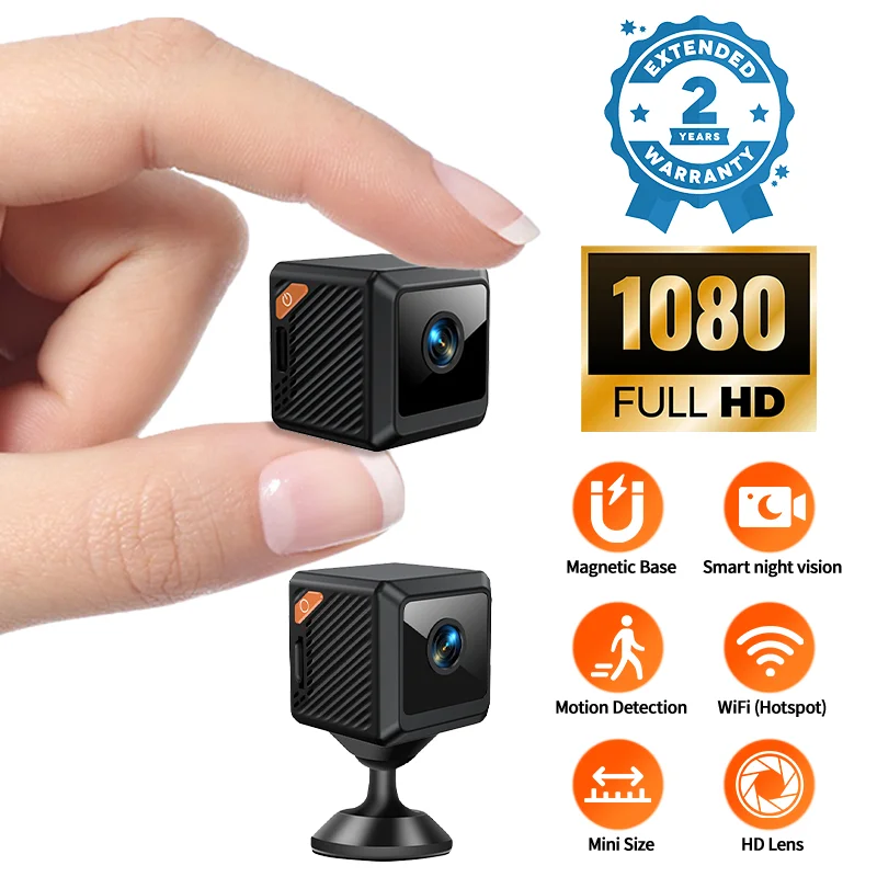 W02 1080P mini protection de s - Smart Home Cctv avis et prix