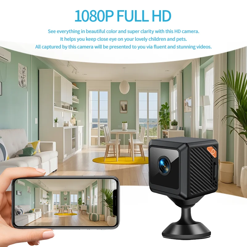 W02 1080P mini protection de s - Smart Home Cctv avis et prix