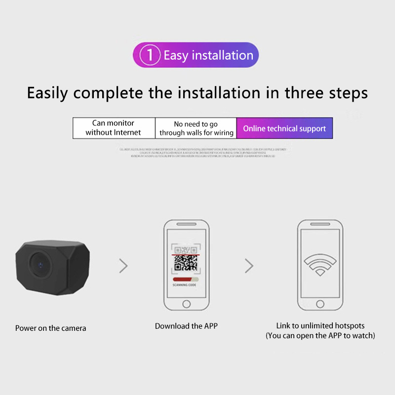 Caméra de sécurité WiFi HD 4K  - Smart Home Cctv avis et prix