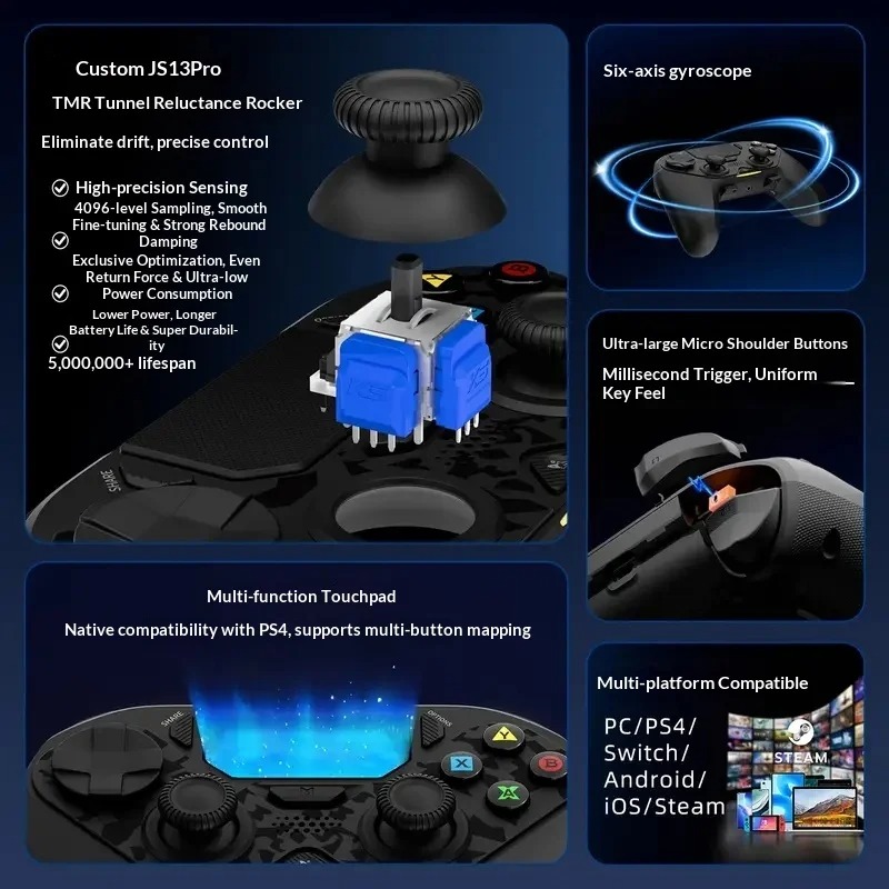 Manette sans fil AceGamer D4 p - Smart Home Raspberry Pi avis et prix