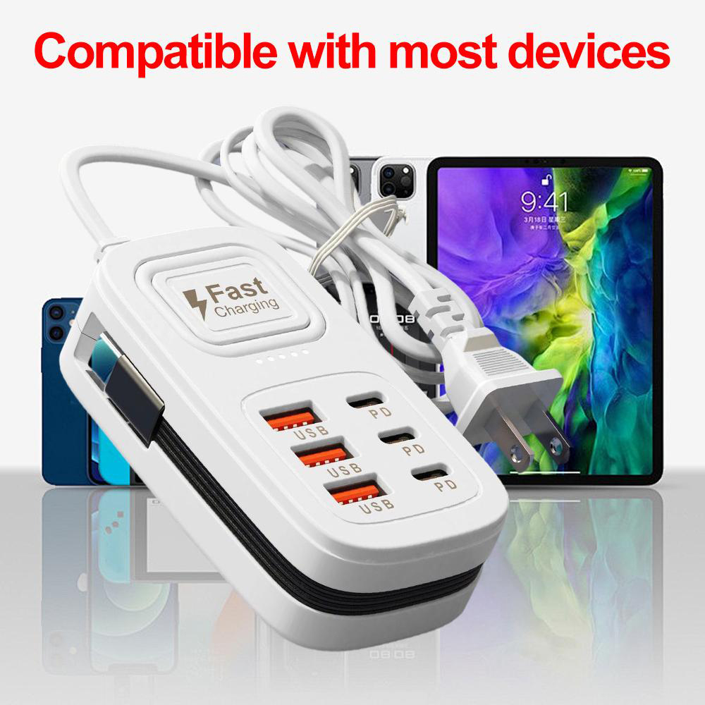 Multiprise de bureau 6 ports U - Smart Power Strip avis et prix