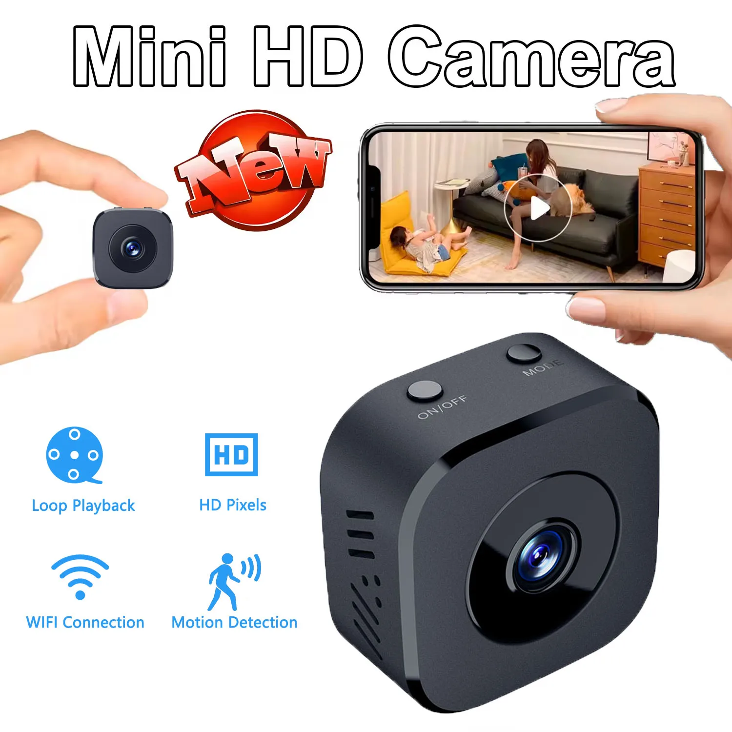 Caméra de sécurité Mini couleu - Smart Home Cctv avis et prix
